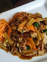 Schweinefleisch Mit Pilzen